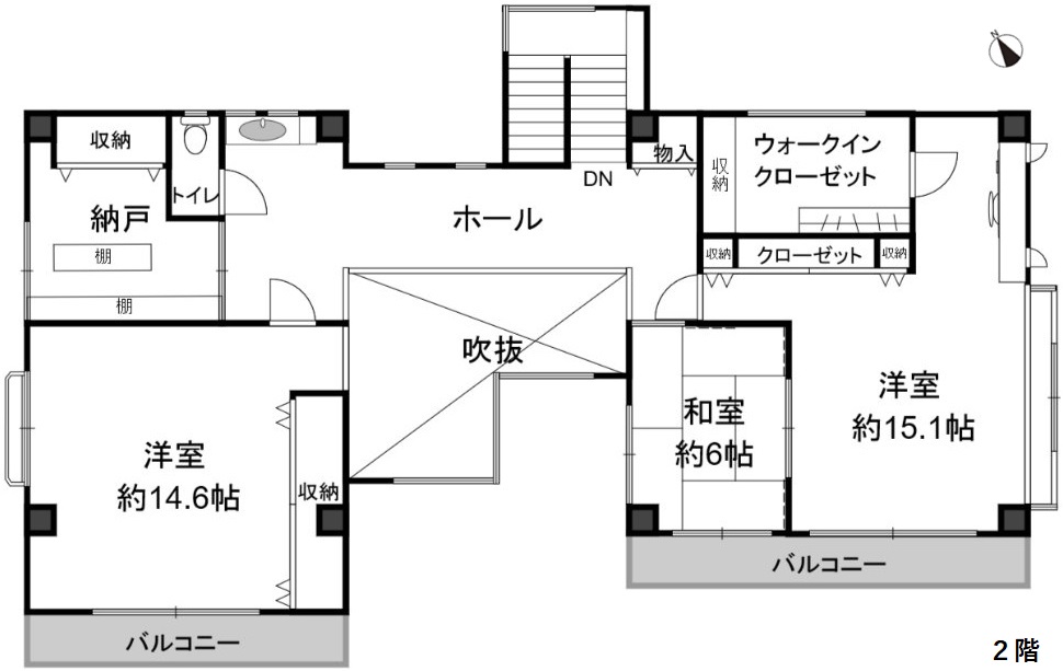 松戸市大橋戸建２階