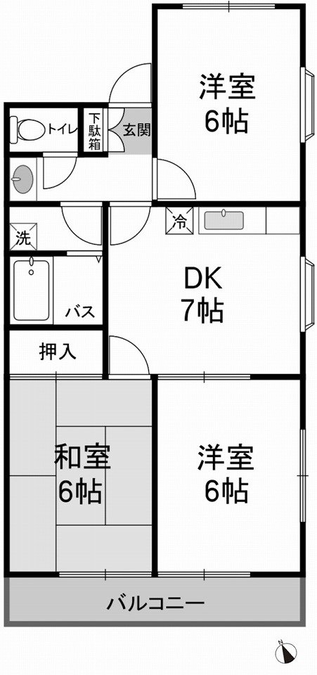 メゾンエスポワール1号室