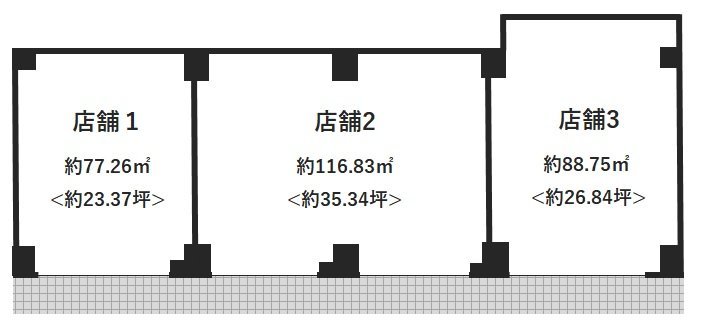 東松戸店舗事務所1階